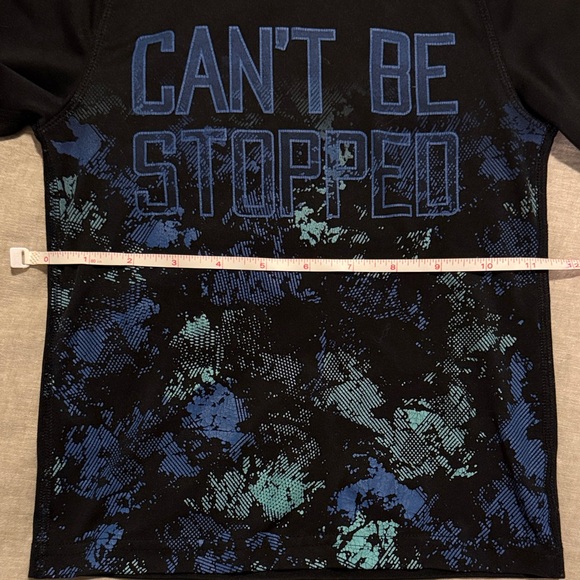 Champion Kids Black and Blue Graphic Tee - Picture 6 of 6